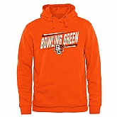 Men's Bowling Green St. Falcons Double Bar Pullover Hoodie - Orange,baseball caps,new era cap wholesale,wholesale hats